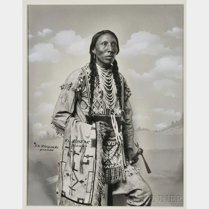 Frank Rinehart Silver Gelatin Print of "Kill Bear, Sioux,"