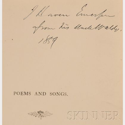 Emerson, Ralph Waldo (1803-1882),Presentation Copy