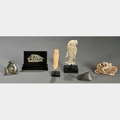 Six Archaic-style Stone Items