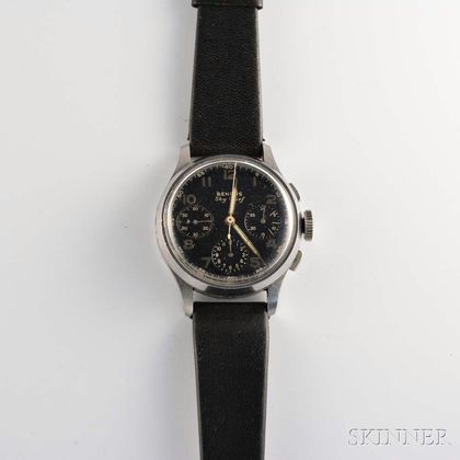 Benrus Sky Chief Three-register Chronograph Wristwatch