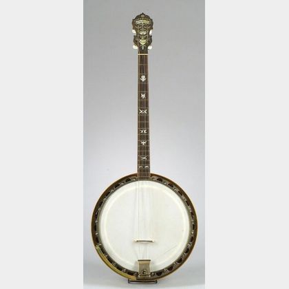 American Tenor Banjo, William L. Lange, New York, 1923, Model D Paramount