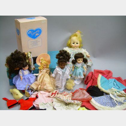 Group of Vintage Madame Alexander, Vogue, and Assorted Dolls and Accessories