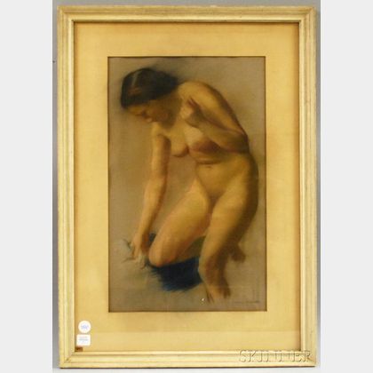 Ivan Gregorewitch Olinsky (American/Russian, 1878-1962) Nude