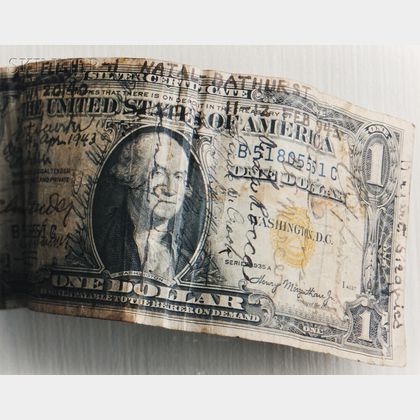 Andrew Bush (b. 1956, American) 1 Dollar Bill, 1996