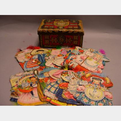 Treasure Chest with Hallmark Doll Cards