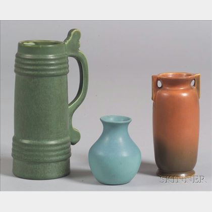 Three Art Pottery Items