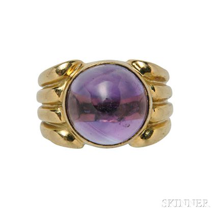 18kt Gold and Amethyst Ring, Fred