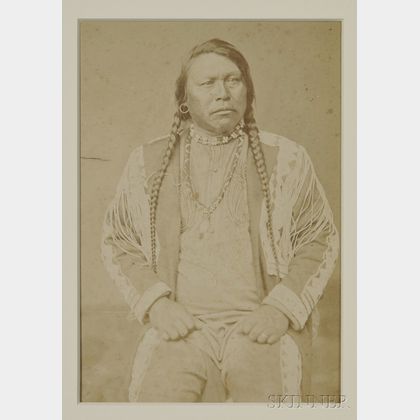 William G. Chamberline Albumen Print of Chief Ouray-Ute