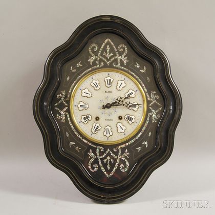 French "Baker's" Wall Clock