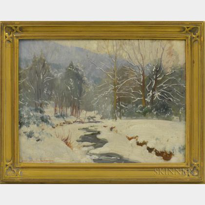 John Newton Howitt (American, 1885-1958) Winter Landscape