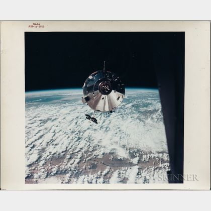 Apollo 9, Command Service Module "Gumdrop," Two Photographs.
