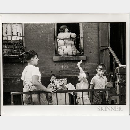 Walker Evans (American, 1903-1975) Street Scene, New York
