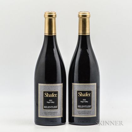 Shafer Relentless 2012, 2 bottles 