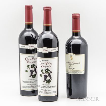 Andersons Conn Valley Vineyards, 3 bottles 