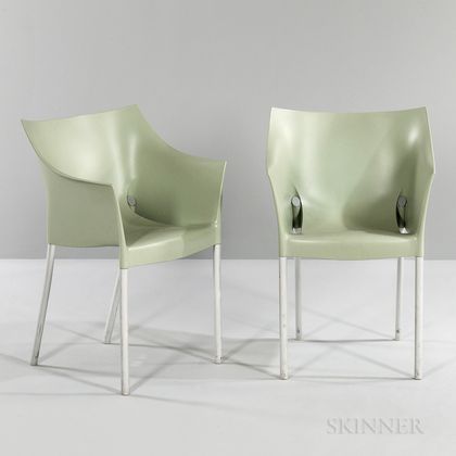 Two Philippe Starck for Kartell "Dr. No" Stackable Chairs