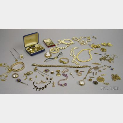 Large Group of Assorted Estate and Costume Jewelry