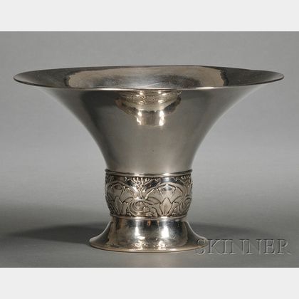 Swedish Art Deco .830 Silver Vase