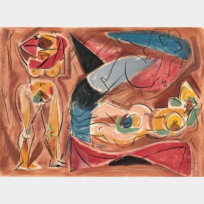 André Masson (French, 1896-1987) Three Nudes