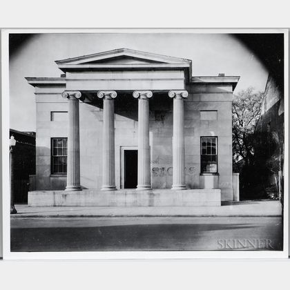 Walker Evans (American, 1903-1975) Greek Temple Building, Natchez, Mississippi