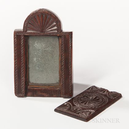 Friesian Carved Pocket Mirror