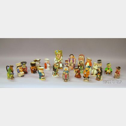 Twenty-two Assorted Ceramic Toby Jugs and Character Jugs