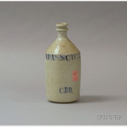 Early Japanese Ceramic Soy Sauce Bottle