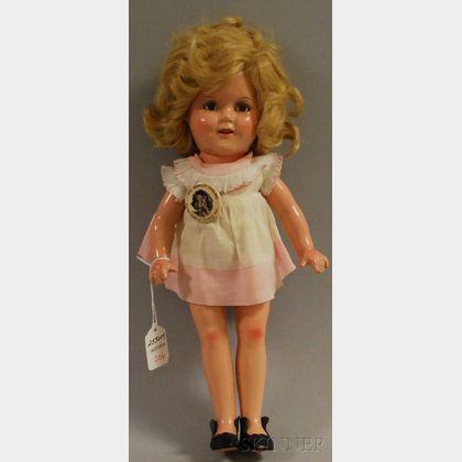 Shirley Temple Doll with Original Button