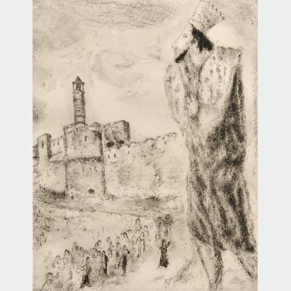 Marc Chagall (French/Russian, 1887-1985) King David
