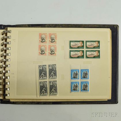 Large Collection of American and Canadian Stamps