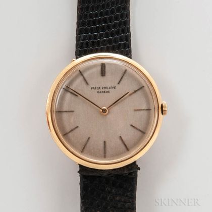 18kt Gold Patek Philippe Calatrava Ultra-thin Wristwatch