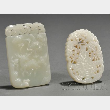 Two Jade Plaques