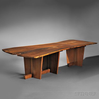 George Nakashima (1905-1990) Two-piece Dining Table 