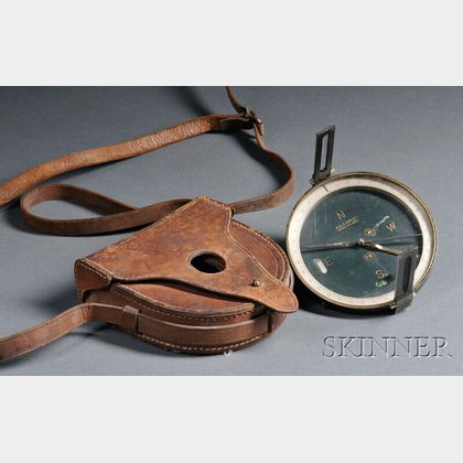W. & L.E. Gurley 4 1/2-inch Brass Surveyor's Compass