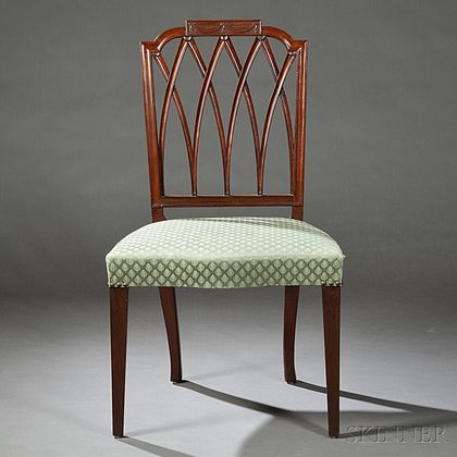 Mahogany Carved Side Chair