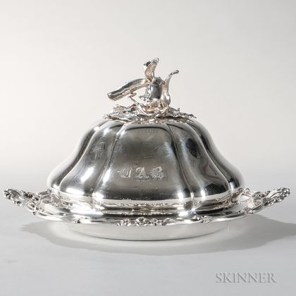 Victorian Sterling Silver Vegetable Dish and Cover