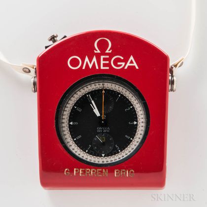 Omega Split Second Chronograph, or Rattrapante "Olympic" Timing Watch