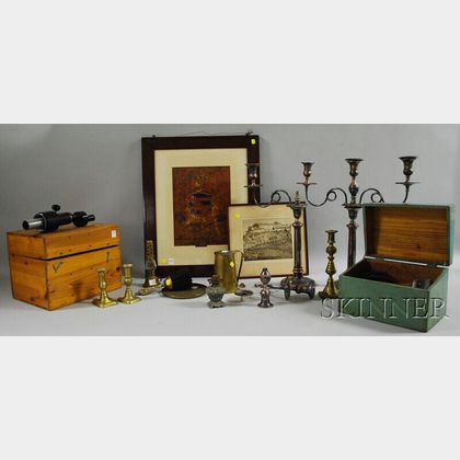 Group of Miscellaneous Decorative and Domestic Articles