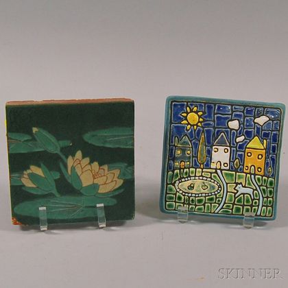 Two Pottery Tiles