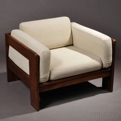 Mid-century Modern Walnut Lounge Chair