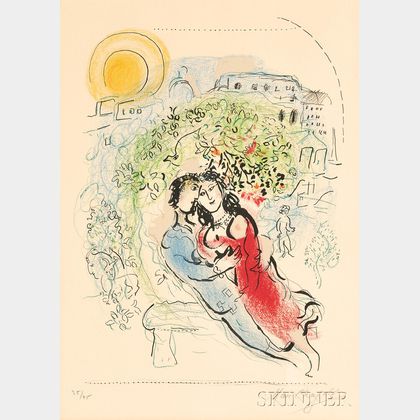Marc Chagall (Russian/French, 1887-1985) Le square de Paris