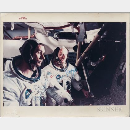 Apollo 10, Cernan and Stafford, Signed Photograph.