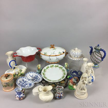 Twenty-three Ceramic Tableware Items