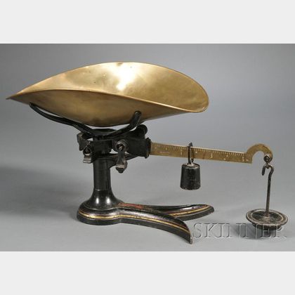 Iron and Brass Counter Scale by Fairbanks