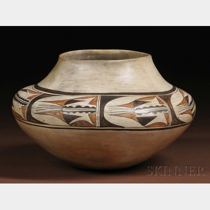Hopi Polychrome Pottery Jar by Nampeyo, Hano