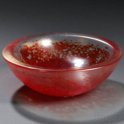 Attributed to Dino Martens A Mace Art Glass Bowl