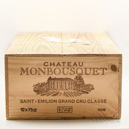 Chateau Monbousquet 2008, 12 bottles (owc) 