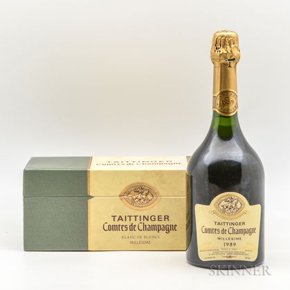 Taittinger Comtes de Champagne 1989, 1 bottle (oc) 