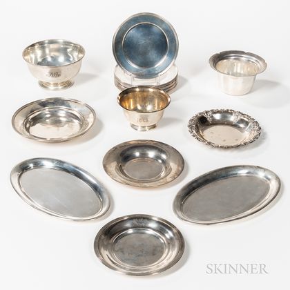 Approximately Twenty-one Pieces of American Sterling Silver Tableware