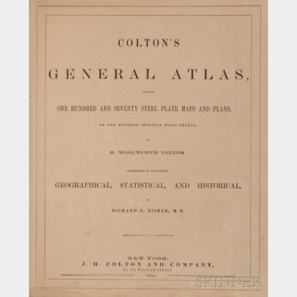 Colton, Joseph Hutchins (1800-1893) Colton's General Atlas
