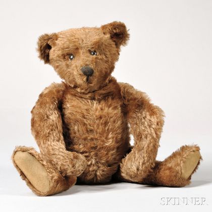 Early Articulated Mohair Teddy Bear